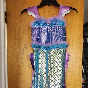 Teetot Mermaid Costume with Choker Size 7/8